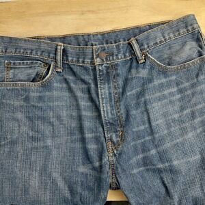Levis 505 Men's Regular Fit Straight Leg Jeans Medium Wash Denim Blue Size 38X30